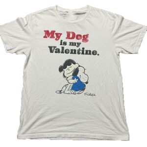 Snoopy & Lucy My Dog is My Valentine T-Shirt
